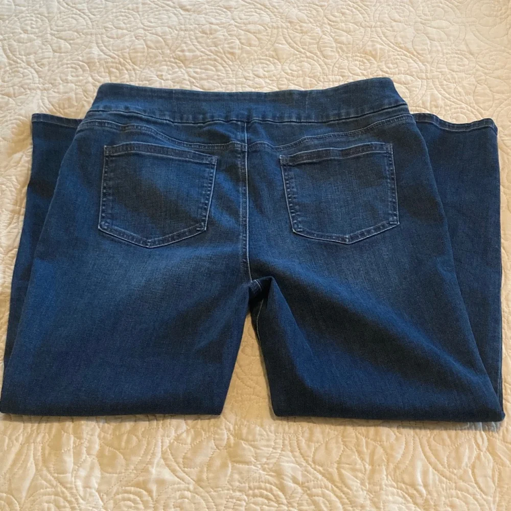 Chico's Indigo Stretch Jeggings Jeans US size 14 Chico size 2.5 Regular - Picture 5 of 9